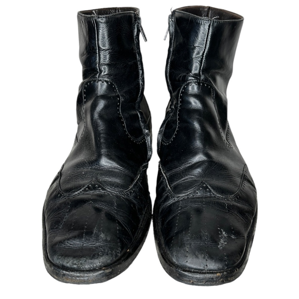 Taryn‎ Rose Black Leather Boots - Picture 2 of 8